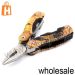 11x6.5cm 9 in 1 Super Sharp Stainless Steel Folding Multifunction Pliers Tool Kits(camouflage)