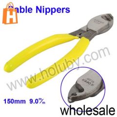 RT-22 Hand Cable Nippers Carbon Steel Cable Cutters 150mm (Yellow)