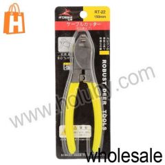 RT-22 Hand Cable Nippers Carbon Steel Cable Cutters 150mm (Yellow)