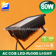 80W AC no driver LED floodlight