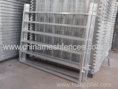 hot-dipped galvanized square pipe horse fence panel