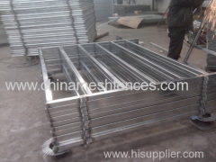 hot-dipped galvanized square pipe horse fence panel