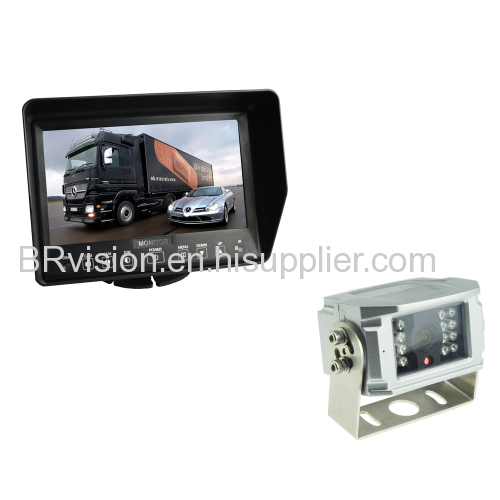 7" Waterproof LCD monitor Two camera input 1/4" CCD camera
