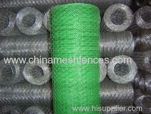 PVC coated hexagonal wire mesh /PVC coated chicken wire mesh