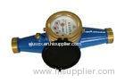 Blue Vane Wheel Cold Water Flow Meter , High Precision 0.0001 - 99999 m3 Reading