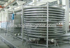 Refrigeration Equipment IQF Single Spiral Freezer 3000kg per hour