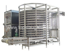 Refrigeration Equipment IQF Single Spiral Freezer 3000kg per hour