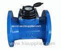 Blue Multi Jet Horizontal Woltman Water Meter for Commercial / Industrial , 150mm 16 bar