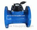 Blue Multi Jet Horizontal Woltman Water Meter for Commercial / Industrial , 150mm 16 bar