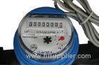 Smart Vertical Automatic Remote Reading Water Meter , Single Jet Cold Water Meters