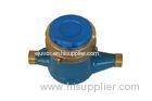 Brass Body Liquid Sealed Volumetric Water Meter , High Accuracy and Easy install