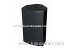 Professional Black Live Sound Speakers Plywood Cabinet For Living Event