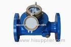 CE / MID Approval Vane Wheel Liquid Sealed Industrial Water Meter , Brass Body