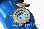 Large Brass Industrial Water Meter for Turbine , Low Pressure Loss