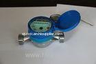 High Precision Remote Read Water Meter for municipal , Brass Residential Water Flow Meter