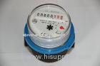 Plastic Single Jet Dry Dial Residential Water Meters , Easy and Clear Reading