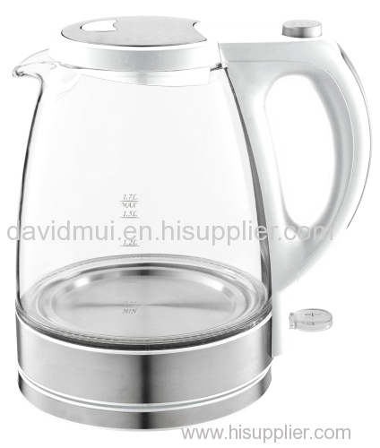 New disign health glass electric kettle