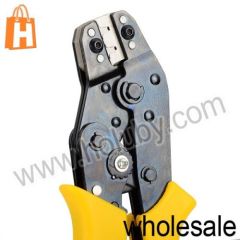 TU-190-08 Terminals TU Tool Crimping Tool Crimping Cable Cutter for 24AWG-10AWG 0.08-0.5sq.mm. (Yellow)