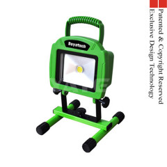 rechargeable cordless led work light with stand 20W COB LED