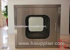 Electronic Interlocking Air Shower Pass Box / Stainless Steel Cleanroom Passbox