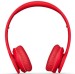 Beats Solo HD Drenched in Red On-Ear Headphones Monochromatic Red
