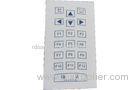 IP65 dynamic rated scratch proof industrial membrane keyboard/ keypad