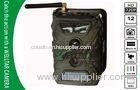 NO Glow Black IR Flash SMS Trail Camera , Night Time Game Scouting Camera