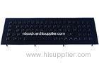 IP65 dynamic waterproof black metal keyboard with high quality durable black titanium