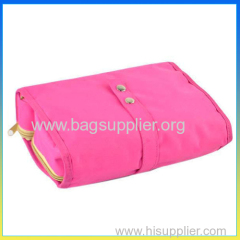 Trendy polyester lady laundry bag portable travel wash bag