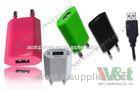 2 Pin Plug Portable AC DC USB Travel Charger For iPhone 5S / 5C / 5 / 4