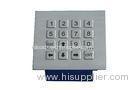 IP65 dynamic rated vandal proof Vending Machine Keypad with short stroke with 16 keys