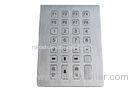 Short Stroke Vending Machine Keypad Waterproof Panel Mount , 28 Keys