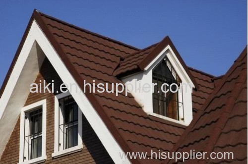 Stone Coated Metal Roof Tile steel roofing shingle