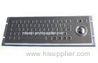 IP65 keyboard short stroke vandal proof metal industrial MINI keyboard with optical trackball