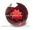 Untreated Red Garnet Gemstones For Loose Gemstones Pendants 1.25mm