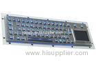 IP65 dynamic vandal proof industrial metal illuminated stainless steel backlight pc keyboard