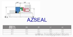 15.8mm 25.4mm Aesseal type M07 INOXPA PROLAC Pumps mechanical seal