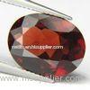 Oval Natural Loose Gemstones For Red Garnet Earings 86mm 1.35cts