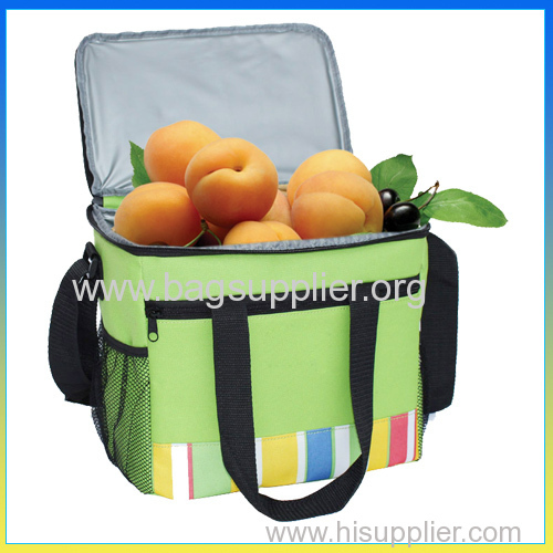 Fashion stylish green ice bag water-proof travel cooler bag
