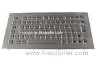 IP65 dynamic industrial kiosk stainless steel keyboard with functional keys