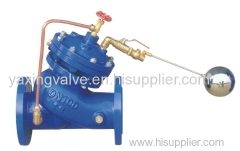 Cast iron flanged hydraulic float valve