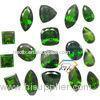 5mm Untreated Natural Chrome Diopside Cushion For Jewelry Settings