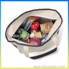 2014 fashion hot selling tote lunch bag canvas insulation bag