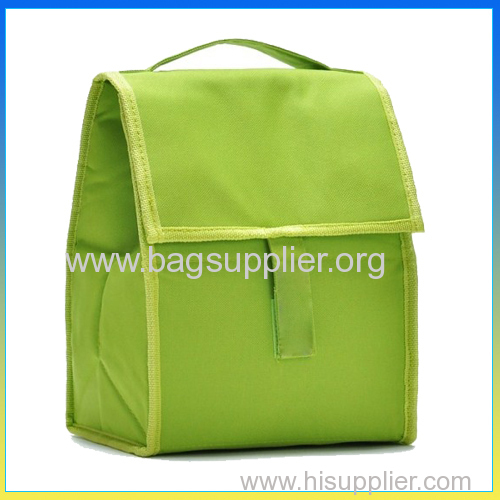 New design stylish lunch bag hot sale green folding thermal bag