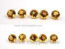 Round Natural Citrine Gemstones RD 6mm For Jewelry Settings 0.76cts