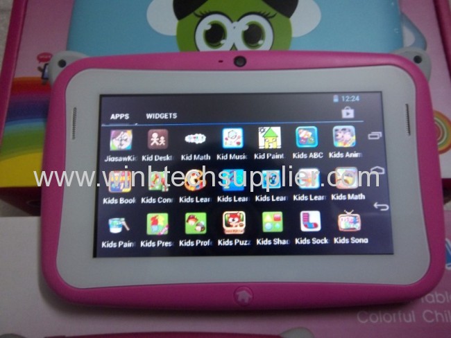 Kid Tablet PC HD 480x272 512 4G Storage , Rockchip2928 single Core Dual Cameras Educational Children Games & Apps