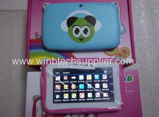 Kid Tablet PC HD 480x272 512 4G Storage , Rockchip2928 single Core Dual Cameras Educational Children Games & Apps