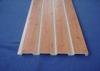 Plastic Taupe Slat Wall Panels / White Slatted Wall Panels For Shelves