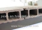 Grooves / Slot Wood Fiber / WPC Composite Decking For Pool , Anti-Corrosion