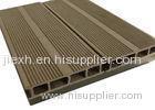 Walnut WPC Composite Decking / Recyclable Walkways Deck For Garden